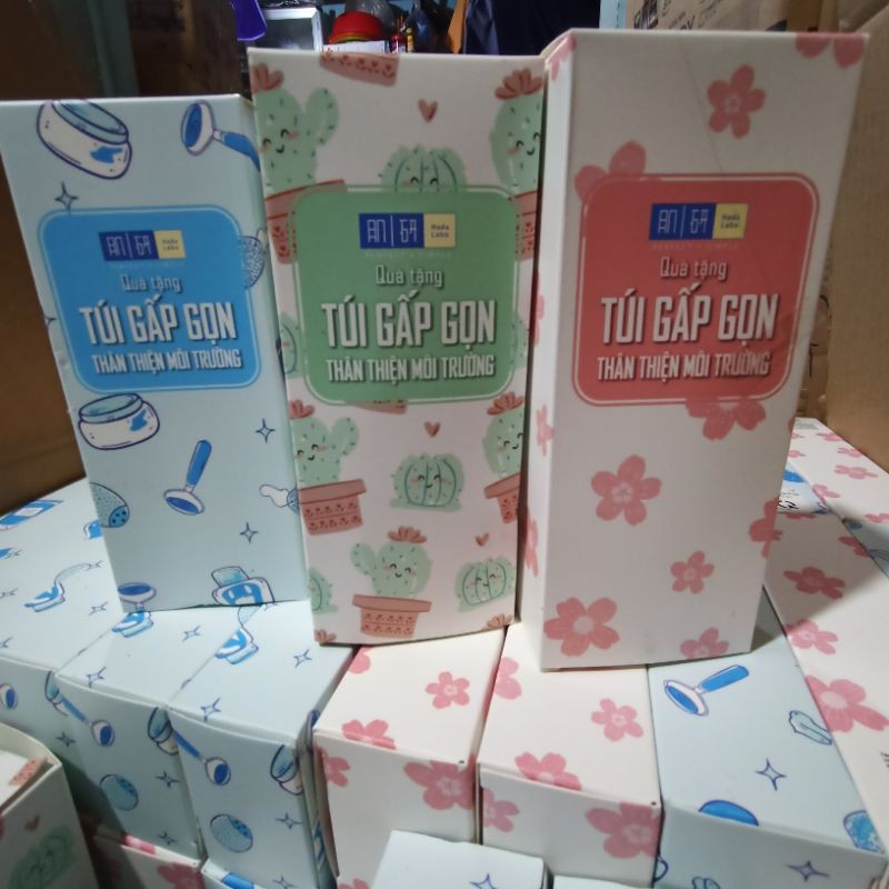 (45x54)Túi gấp gọn đi chợ - Túi mua sắm thân thiện môi trường