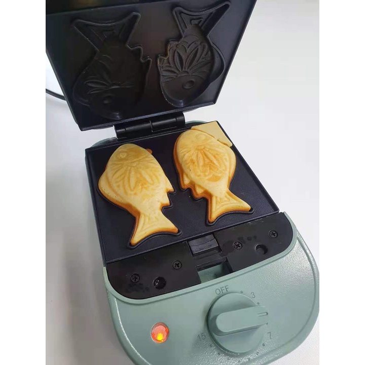 Máy làm bánh cá waffle Hàn Quốc 3in1 Kichera