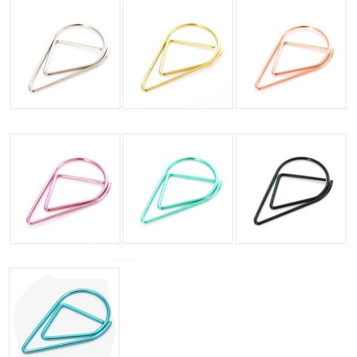 Kẹp giấy GALANO kim kẹp giấy kiêm bookmark sổ kim loại họa tiết đáng yêu nhiều màu tiện dụng SC-001345