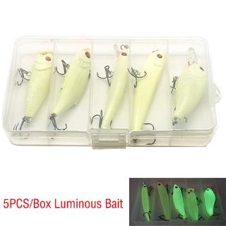 Bộ 5 mồi giả dùng câu cá thiết kế hiệu quả và tiện lợi