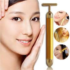 Máy massage mặt beauty bar 24k bút massage chữ T