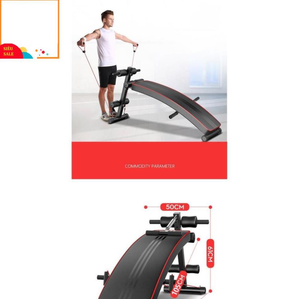 [TẶNG BỘ CHỐNG ĐẨY]Ghế tập gym săn cơ bụng nhiều tư thế tập thể dục thể thao tại nhà gd182-181