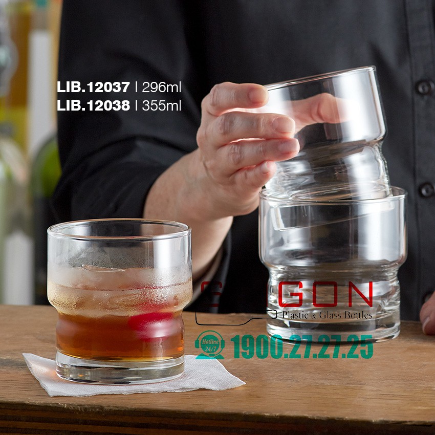 Ly Thủy Tinh Cao Cấp Duratuff Newton Rock | Dung Tích tùy chon , Nhập khẩu EU