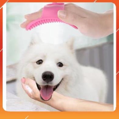 Bàn chà tắm cho chó mèo, bàn chà massage chải lông thú cưng khi tắm