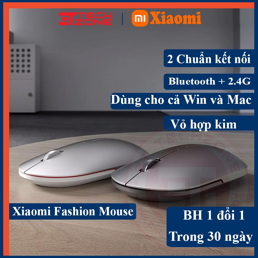 Chuột Xiaomi Fashion Mouse XMWS001TM - Chuột không dây Xiaomi 2 chuẩn kết nối