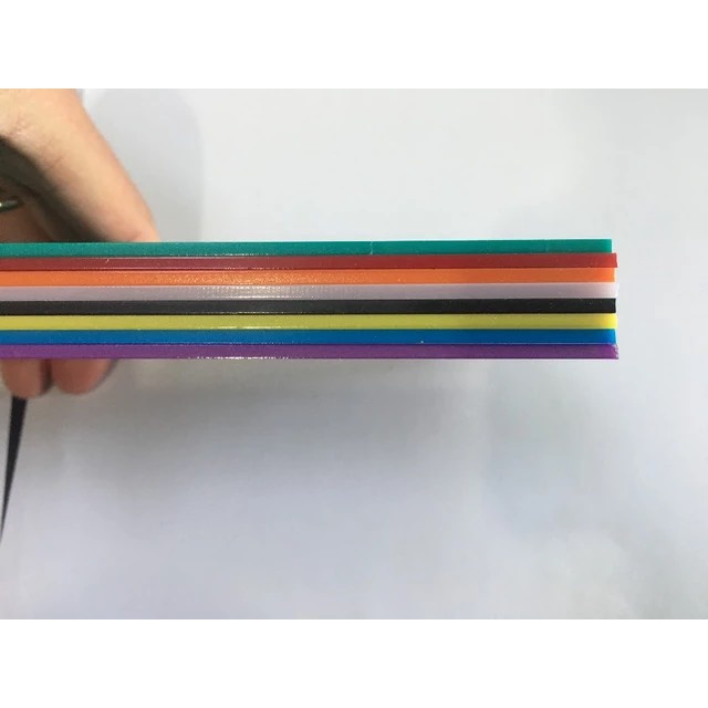 Tấm Mica khổ A6 10x15cm - dày 3mm - nhiều màu sắc