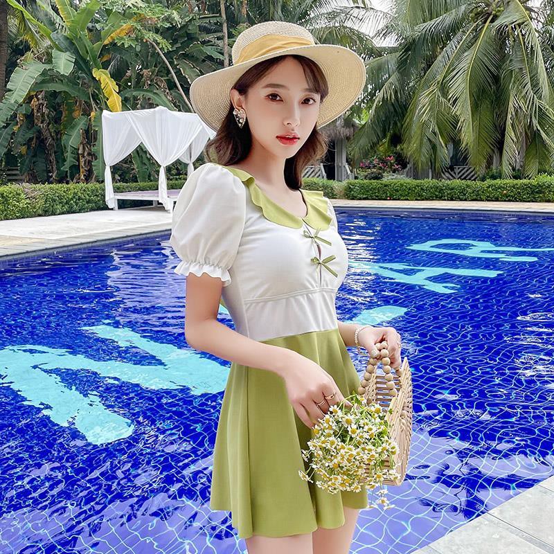 Bộ Đồ Bơi Một Mảnh Tay Ngắn Phong Cách Hàn Quốc Thời Trang Mới 2021 | BigBuy360 - bigbuy360.vn