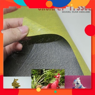 Giấy nhăn tissue 2 màu, giấy gói hoa, trang trí tinh tế