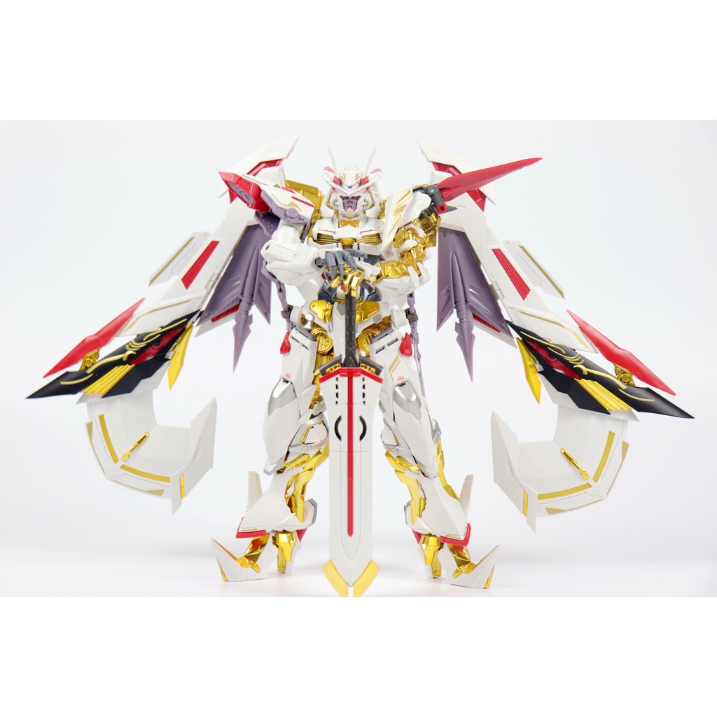 Mô Hình Lắp Ráp Gundam MG 8826 Astray Gold Frame Amatsu Hana (có sách hướng dẫn, base và decal nước)