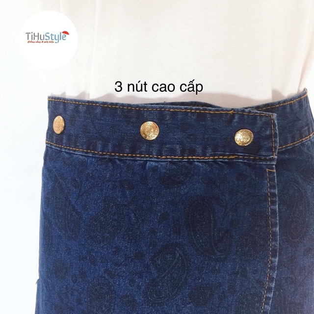 Váy chống nắng Jean 3 NÚT CÀI không đụng hàng DÀY VÔ ĐỊCH | BigBuy360 - bigbuy360.vn