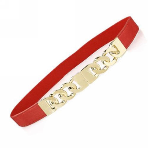 Thắt Lưng Nữ Khóa Kim Loại Vàng Kiểu Dáng Skinny