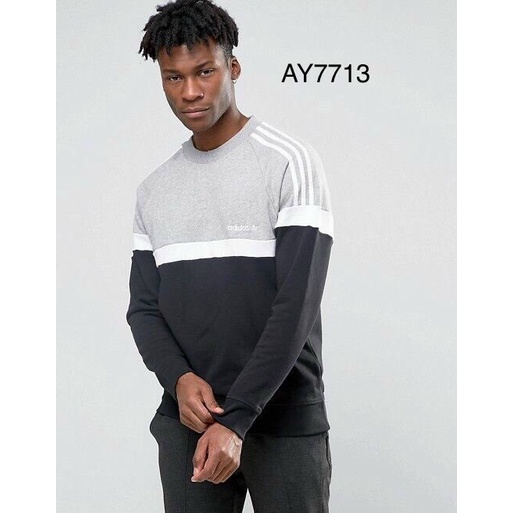 Áo thun Sweater Unisex tay dài phối màu raglan phom áo regular chất vải nỉ chân cua