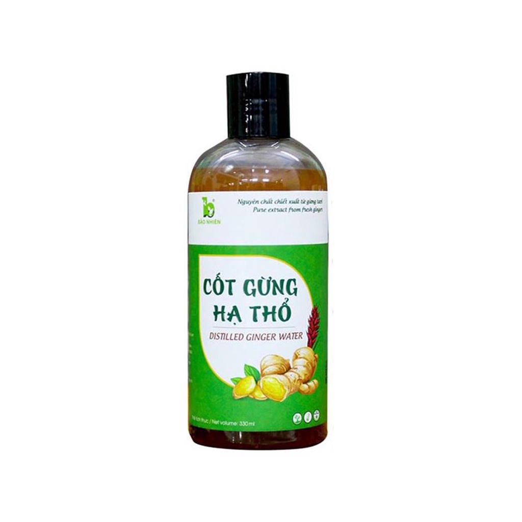 Cốt gừng hạ thổ Bảo Nhiên 330ml, cốt gừng thảo dược nguyên liệu thiên nhiên - Monnie Kids