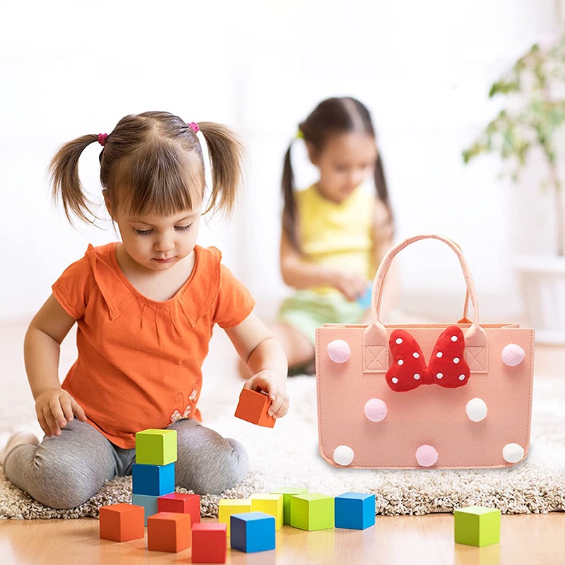 Evertoner Túi Nỉ Đựng Quà Sinh Nhật Họa Tiết Hoạt Hình Cho Bé