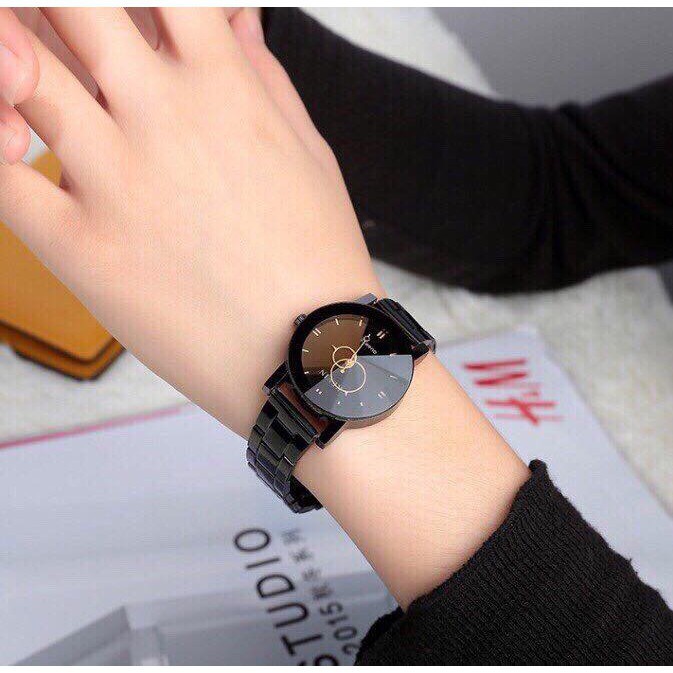 Đồng hồ thời trang nam nữ kevin K1 kim bầu dây inox