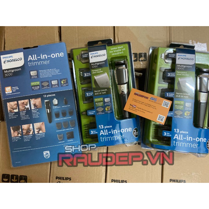 Tông Đơ Philips Norelco Multigroom 3000 MG3750 - Tông đơ đa năng