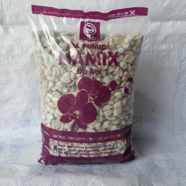 Đá pumice namix- đá bọt túi 5dm3- 3kg