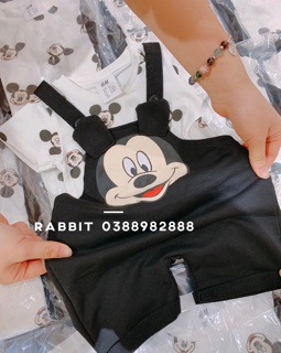 Set áo kèm yếm Mickey HM