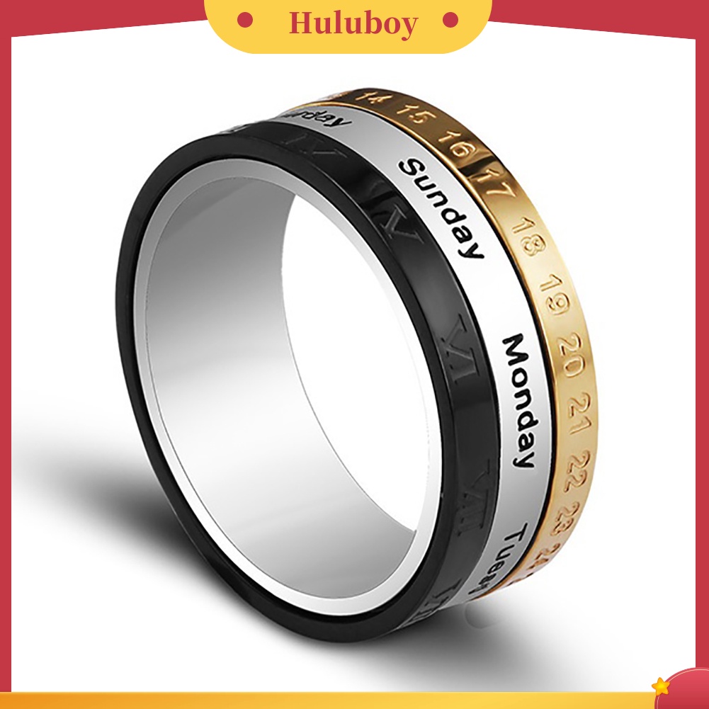 Túi Đựng Đồ Dùng Cao Cấp Tiện Dụng♡ Nhẫn Titan Xoay Ba Ngày Tháng Thiết Kế Sáng Tạo