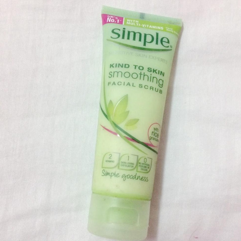 Simple Kind To Skin Smoothing Facial Scrub - Tẩy Da Chết Hiệu Quả 75ml