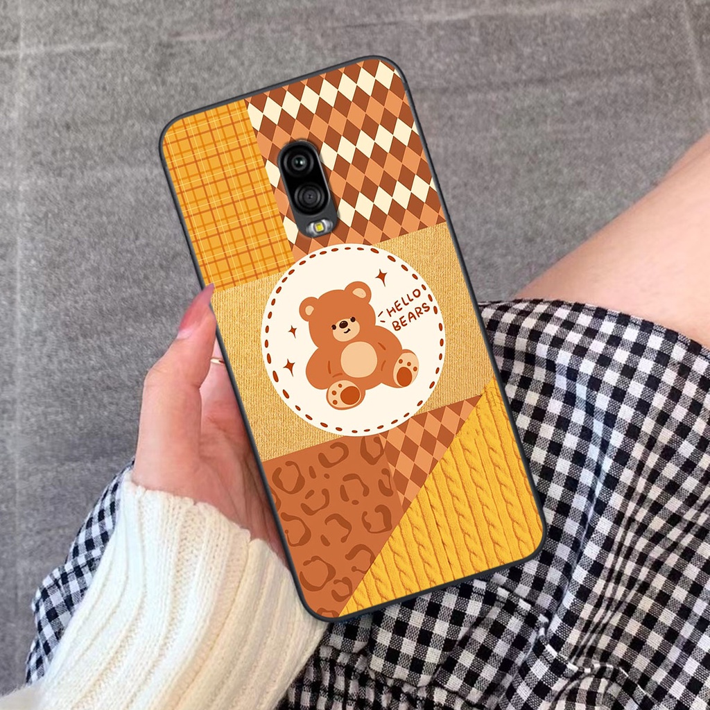 Ốp lưng Samsung J7 PLUS happy day, gấu bear dễ thương - BỀN - ĐẸP -BAO GIÁ TOÀN THỊ TRƯỜNG