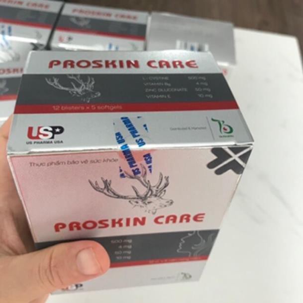 Viên uống Proskin Care giúp đẹp da chống lão hoá Hộp 60 viên