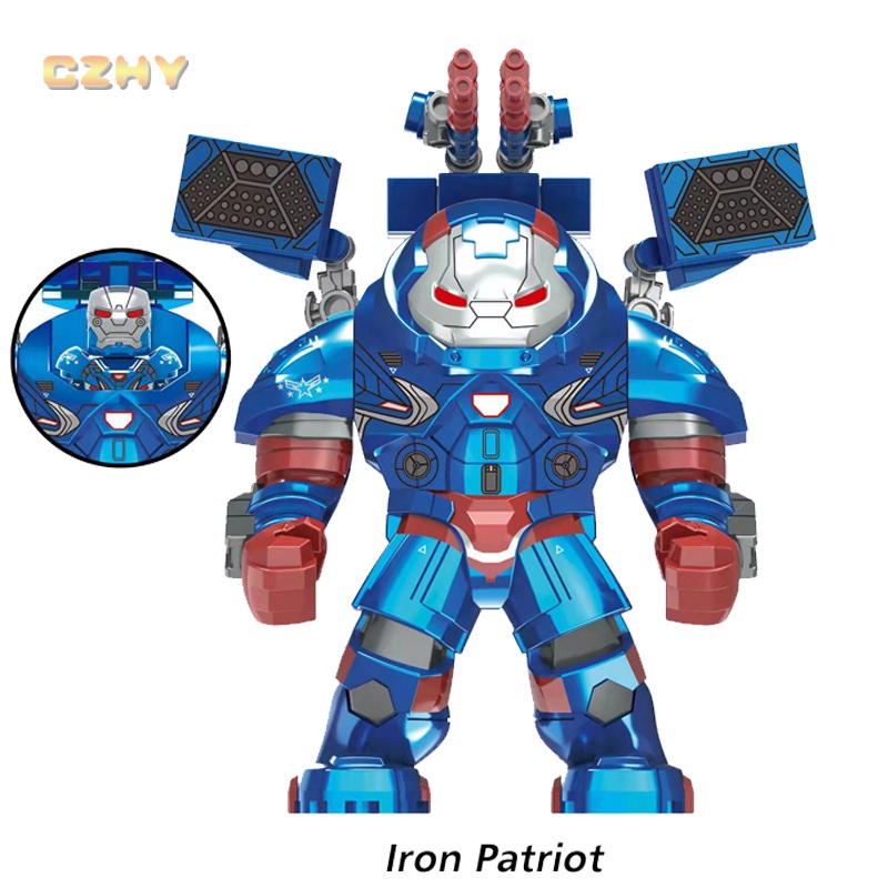 Mô Hình Nhân Vật Hulkbuster Iron Patriot MK37 MK39