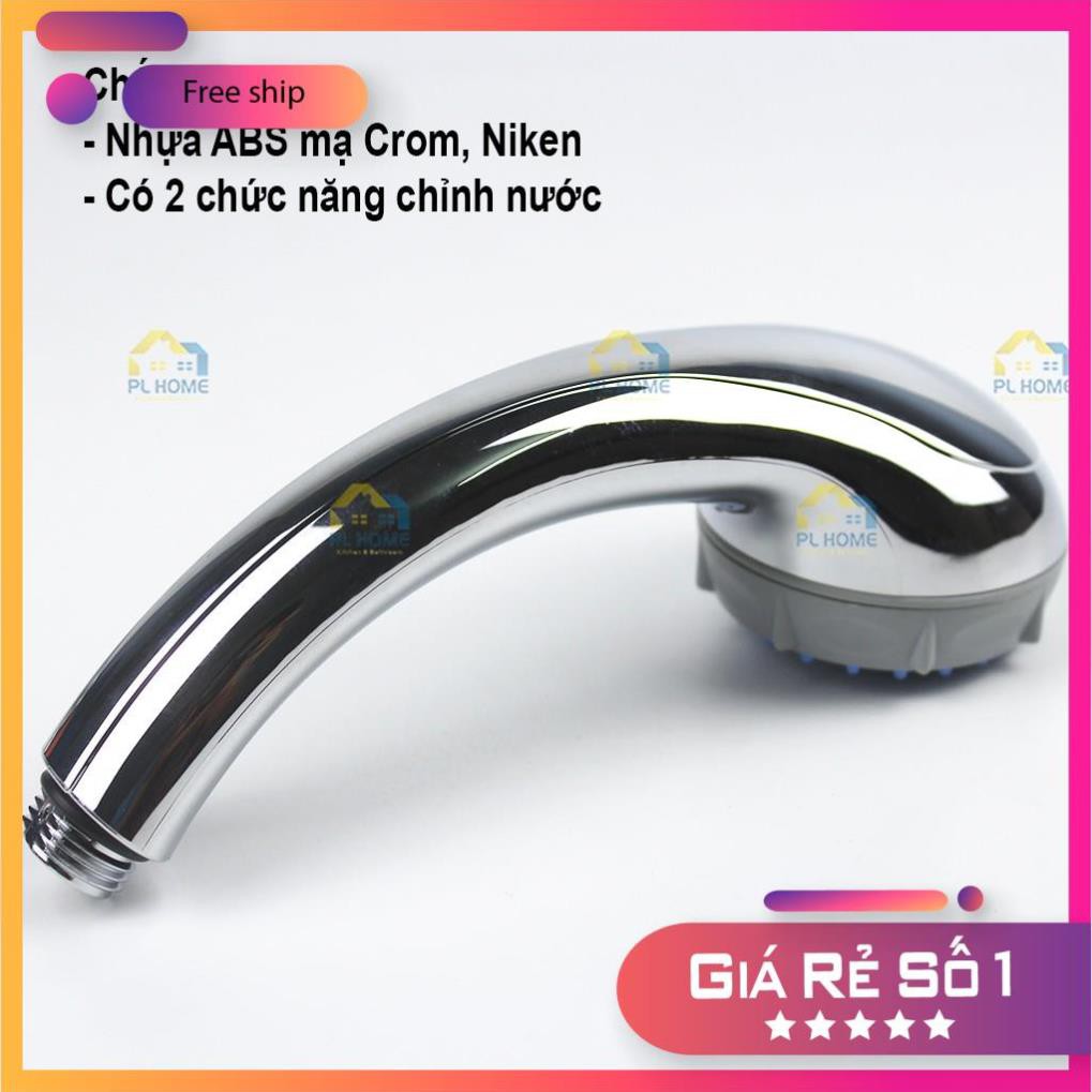 Tay sen tắm CAESAR SH221 cao cấp 2 chức năng phun nước, Nhựa ABS mạ Crom kết nối được với các loại dây sen