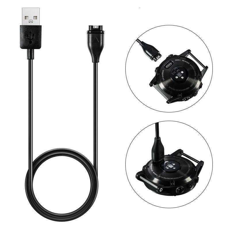 Bộ sạc dây cáp dữ liệu USB nhanh 1m cho Garmin Fenix 6 6S 6X Pro Fenix 5 5S 5X Forerunner 945 935 Vivoactive 3