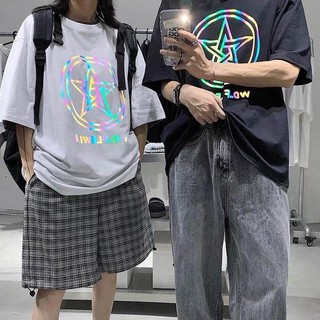 Áo phông phản quang⚡Free-ship⚡áo phản quang nam nữ unisex