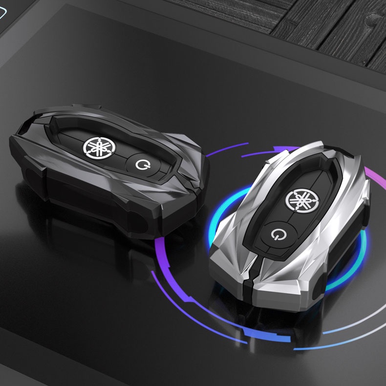 Ốp Bảo Vệ Chìa Khóa Xe Mô Tô Yamaha NVX 155 / Exciter Y16 AEROX 150/XMAX 300 /Nmax v2 freego Bằng Hợp Kim Kẽm