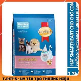  Hạt cho chó con Smart heart small breed puppy 1,3kg thức ăn chó nhỏ