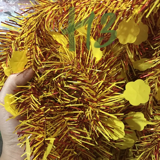 Combo 5 Dây kim tuyến trang trí phối màu loại đẹp dài 1,5m