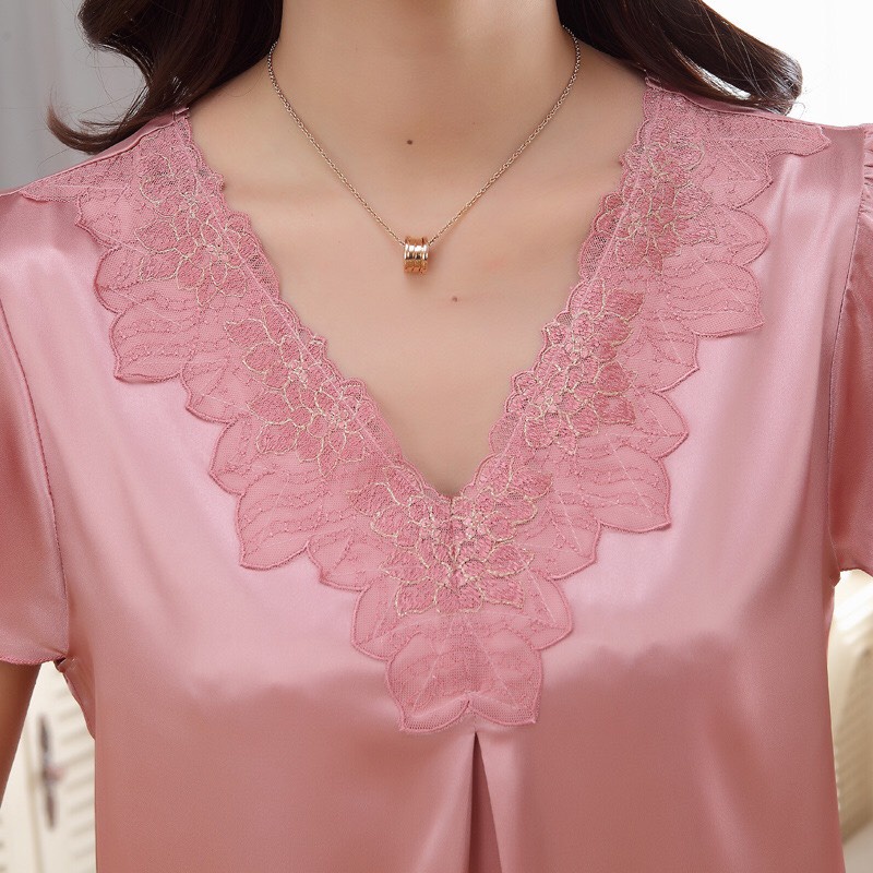 NG5811 Bộ mặc nhà nữ quần lửng hè hàng nhập hàng nhập