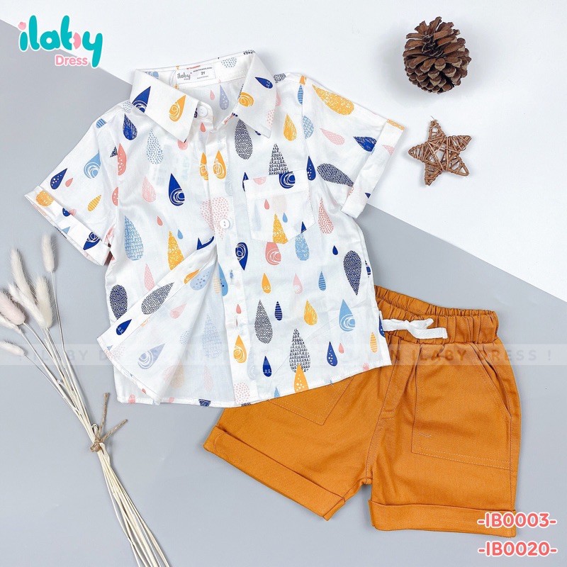 set bộ bé trai ilaby