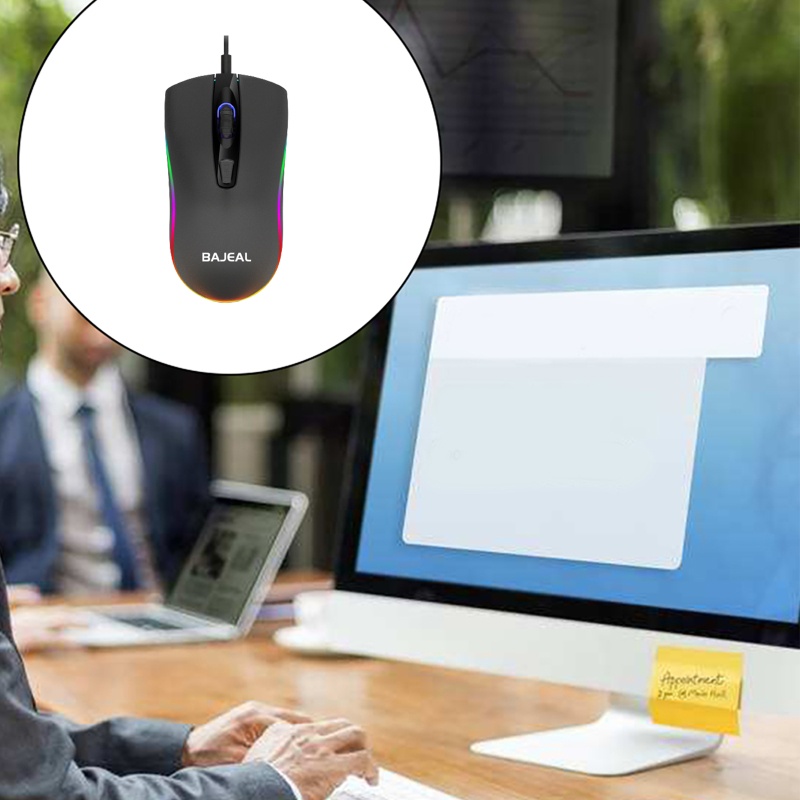 Chuột Quang Có Dây 1600DPI Cổng USB Chất Lượng Cao