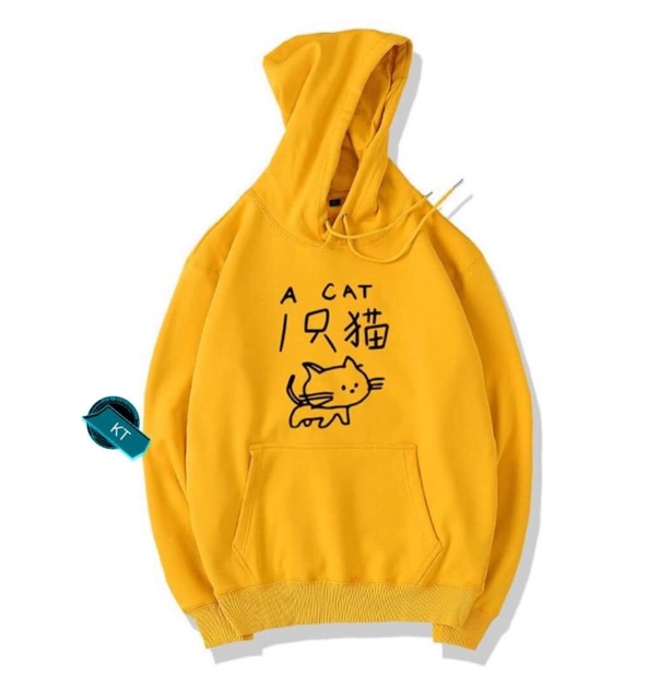 Áo hoodie mèo A Cat KTH1119