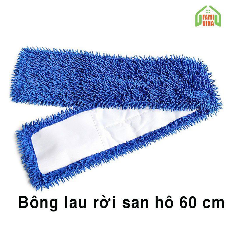 Bông tấm, miếng lau sàn san hô Size 45-60cm