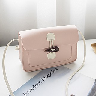 Túi Xách Nữ Da PU, Túi Đeo Chéo Quai Da Kiểu Dáng Nhỏ Xinh Thời Trang Hàn Quốc TX11