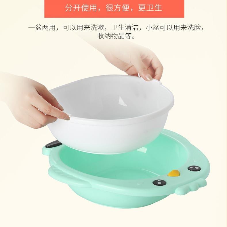 Chậu Rửa Mặt Bằng Nhựa Họa Tiết Hoạt Hình Dễ Thương Cho Bé | BigBuy360 - bigbuy360.vn