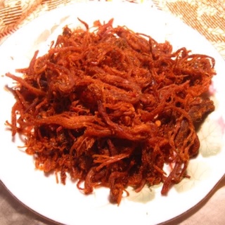 Bò khô xé sợi (khô heo giả bò)
