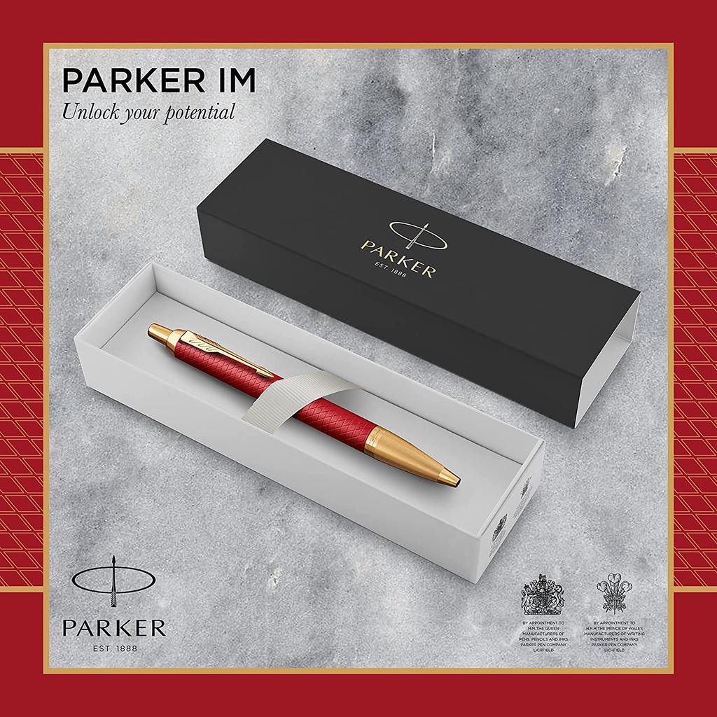 Viết Parker, Bút ký cao cấp Parker IM vỏ kim loại nhiều màu mực xanh có hộp