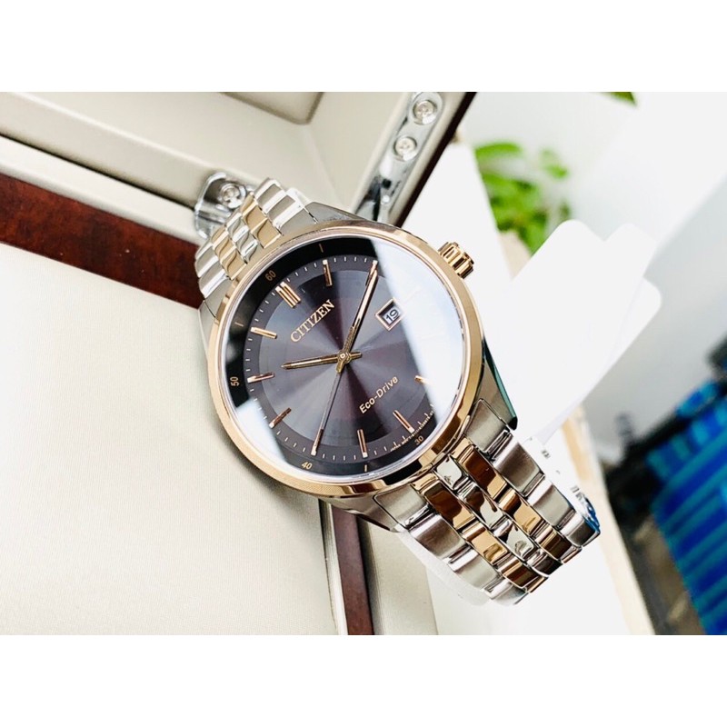 Đồng hồ nam dây thép Citizen Eco Drive BM7256 50E