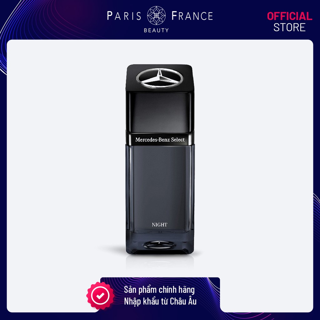 Paris France Beauty - Nước Hoa Nam Mercedes-Benz Man Select Night EDP