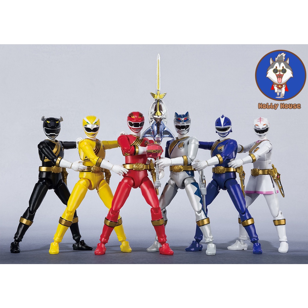 Mô Hình Shodo Super Gaoranger Chiến Đội Bách Thú Siêu Nhân Gao
