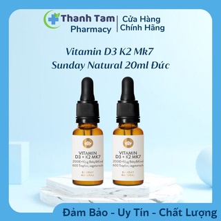 Vitamin D3 K2 MK7 Sunday Natural Đức bổ sung vitamin D cho trẻ