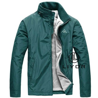Áo khoác (HỖ TRỢ ĐỔI SIZE) nam cao cấp in hình đơn giản dù dấu nón lót nỉ thời trang - Liyor - AKD4001