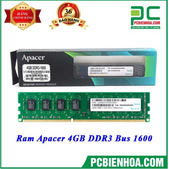 Ram DATO 4GB DDR3 1600Mhz