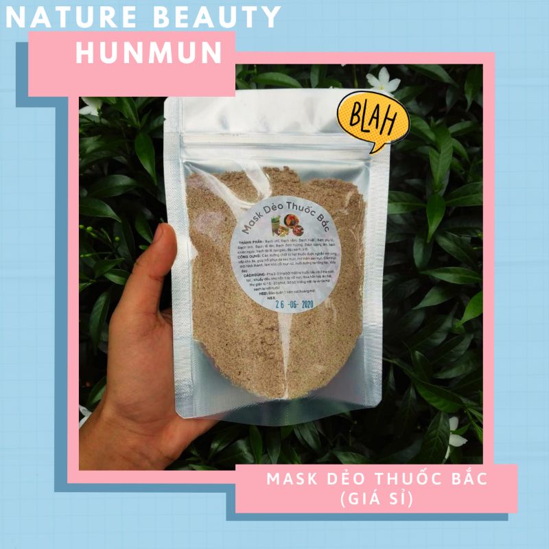 (Sỉ) 1KG Bột Mask Dẻo Thuốc Bắc Handmade
