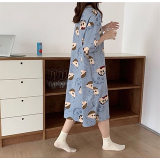 Đầm ngủ đồ bộ ngủ hoạ tiết siêu dễ thương